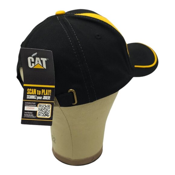 Caterpillar CAT Reman Embroidered Logo Tuck Strap Cap Trucker Baseball Hat NEW - Picture 13 of 13